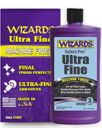 Wizards Select Pro Extra Fine Compound Step 3 Perfect Match - Fine Swirl Remover for Auto Detailing Supplies - Gloss Car Polish - Great for Black Car Paint