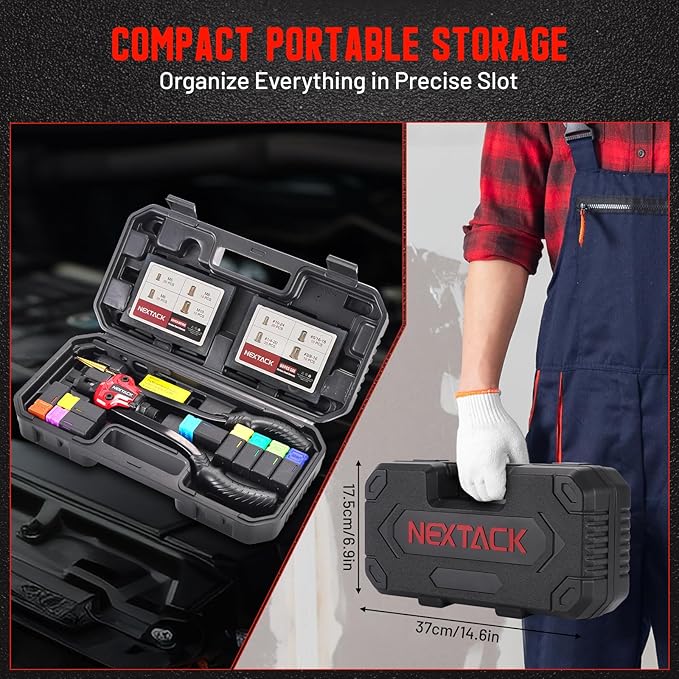 Rivet Nut Tool Kit with a Step Drill Bit, 120 Nutsert, Heavy Duty Rivnut Tool with 8 SAE & Metric Mandrels M5 M6 M8 M10 10-24 1/4-20 5/16-18 3/8-16 in Organized Carrying Case (NT700)