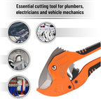 Bates- PVC Pipe Cutter, Cuts up to 1-1/4", Ratcheting PVC Pipe Cutter Tool, Pipe Cutters PVC, PVC Pipe Shears, PVC Cutter, Plastic Pipe Cutter, PEX Pipe Cutter, PVC Cutter Tool, PVC Ratchet Cutter