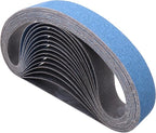 15 Pack 1-1/2 x 30" Zirconia Sanding Belts for Pipe Belt Sander, 1-1/2x30 Inch Sander Belts for Pipe Tube Polisher Sander, 1.5" x 30" Zirconia Metal Grinding Sand Belts for Polishing, 80 Grit