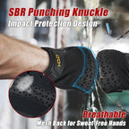 HANDLANDY Mens Work Gloves Touch screen, Utility Mechanic Gloves, Flexible Breathable Fit- Padded Knuckles & Palm