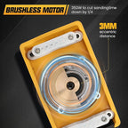 350W 3A Electric Sheet Random Orbital Sander with Pluggable Wire,Central Vacuum, Sanders for Woodworking, Primary Wood and Panel Processing,3MM