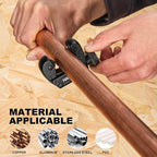 HAUTMEC Copper Pipe Cutter Tool 1/8" to 1-1/8" OD (3-30mm), Mini Copper Tubing Cutter Tool for PVC, Copper, Aluminum, and Thin Stainless Steel Tube HT0133-TC