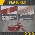 1-1/2 x 30 Inch Sanding Belt, 20 Pcs 240 Grit Knife Sharpener Belts Work Sharpening for Belt Sander Knife Carving Tool Metal Working