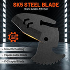 ValueMax PVC Pipe Cutter, Cuts up to 1-1/4", SK5 Blade PVC Cutter Tool, Ratcheting PVC Cutter, Pipe Cutter for PVC, PEX, PPR, Plastic Pipes