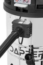 21 Gallon 8.5 Peak HP Wet/Dry Vacuum, Stainless Steel Tank, 2 in 1 Function Portable Shop Vacuum with Attachments, Built-in Drain Ideal for Jobsite, Garage & Workshop.