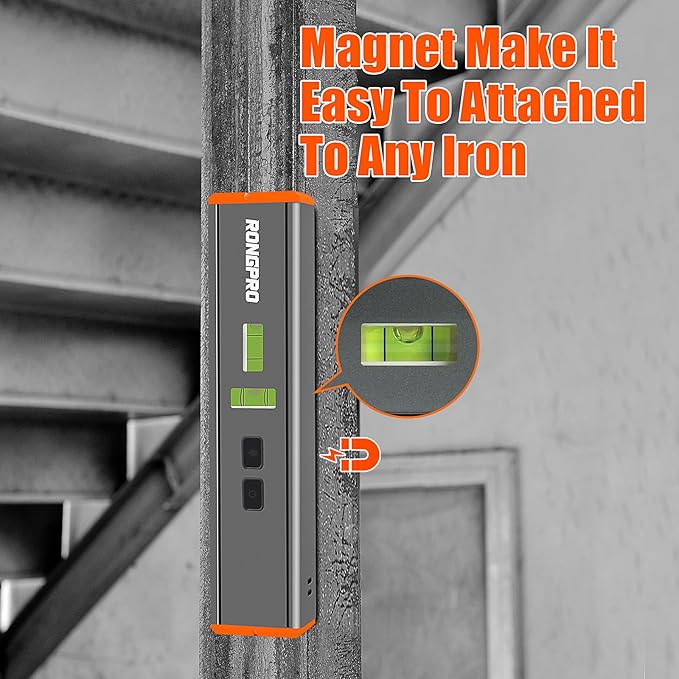 Portable Laser Level with Magnetic -Multipurpose 15Ft Cross Leveling Line,Mini Torpedo Level for Hanging Picture Wall Writing Home Renovation