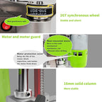 RATTMMOTOR DIY Benchtop Drilling Machine 110V-220V, Mini Desktop Variable Speed Drill Press 12mm Stroke, 3000RPM 795 Motor with Bench Vise Clamp, ER11 Collet for CNC Machining