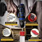 6PCS PVC Reamer Kit With 1/2inch, 3/4inch, 1inch, 1-1/4inch,1-1/2inch, 2inch Head Aluminum, PVC Fitting Saver For SCH40 Pipe