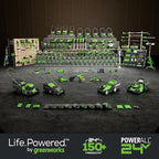 Greenworks 24V Brushless 6-1/2" Circular Saw, 4,800 RPM, Adjustable Cutting Depth 45°/90°, Tool Only