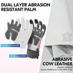 Vgo... Chainsaw Gloves,12-Layer Saw Protection on Left/Both Hand Back,Cow Leather Gloves,Touchscreen