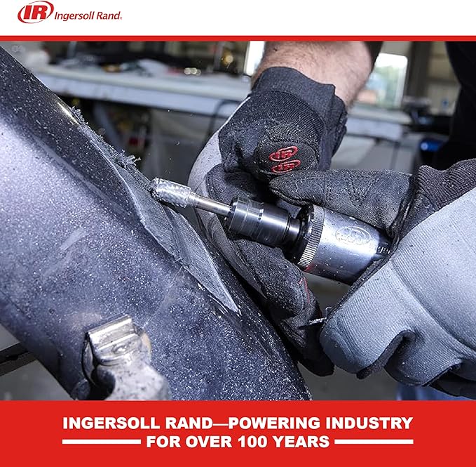 Ingersoll Rand 307B 1/4” Air Die Grinder, Straight, 28,000 RPM, 0.25 HP, Ball Bearing Construction, Safety Lock, Aluminum Housing, Lightweight Power Tool