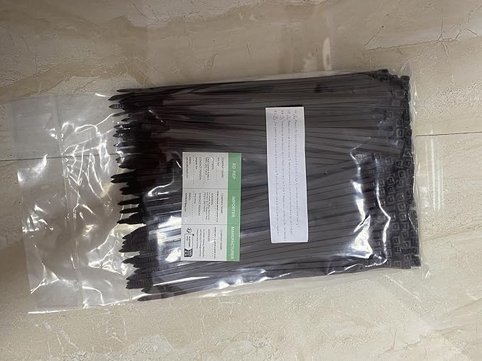 18 inch Brown Zip Ties Heavy Duty 100 PACK, 200 LBS Ultra Exclusive Strong Plastic Wire Ties, Large Cable Ties Extra Long Tie Wraps, Indoor and Outdoor UV Resistant