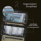Briggs & Riley Toiletry Kit - Travel Bags for Women & Men, Organizer for Vacation, Dopp Kit for Bathroom Accessories, Makeup, & Skincare