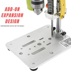 Electric Mini Bench Top Drill Press, 7 Speed Drilling Machine w/ B10 Chuck for 0.6-6mm Bits, Mefape DIY Metal Woodworking Jewelry Drill Tool