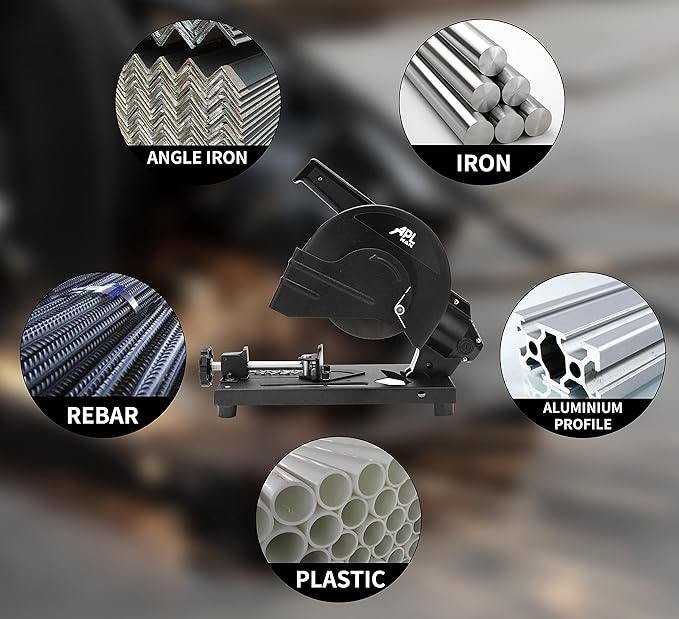 6 Inch Cut off Saw Metal Cutting Chop Saw Miter Saw 45° Angle iron/Rebar/Iron/Plastic Cutting