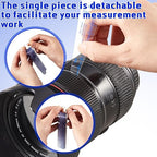 1 Set Plastic Feeler Gauge 0.05mm to 3mm Metric Gap 21 in 1 Measurement Tool 21 Leaf with Black Velvet Storage Bag for Automobiles, Electronics Industry Measuring Gap