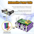 1 Pack 100% True 6.0Ah Capacity Lithium Ion Replacement Battery for Dewalt 20V Max Battery, High Power Cell for DCB200 DCB201 DCB203 DCB204 DCB207 DCB181 DCB180 DCD/DCF/DCG Series Tools