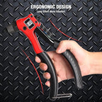 Rivet Gun, GIANTISAN Pop Rivet Tool Kit with 200 Rivets and 4 Drill Bits, Manual Hand Riveter Kit with Rugged Carrying Case