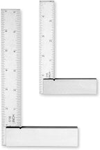 Groz 01143 6" Graduated Workshop Steel Square, 0.00028" Squareness