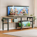 SPECRAFT Adjustable 2-Tier Workbench with 4 AC Outlet and 2 USB Ports Power Outlets, 2000 Lbs Capacity Heavy Duty Workbench, Rubber Wood Top for Garage, Workshop, Office（96x20in）