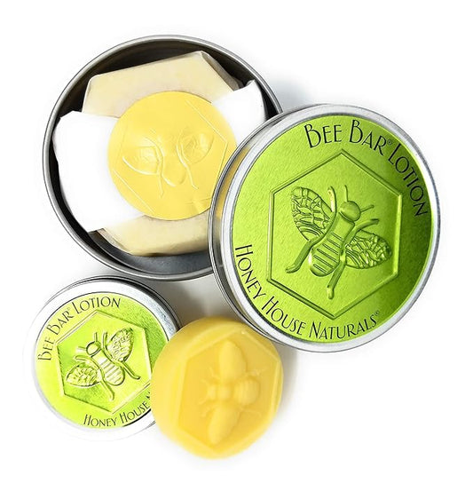 Bee Bar Honey House Naturals Duo – Citrus – Small .6 ounce & Large 2 ounce (Citrus)-VeraVaultWomen