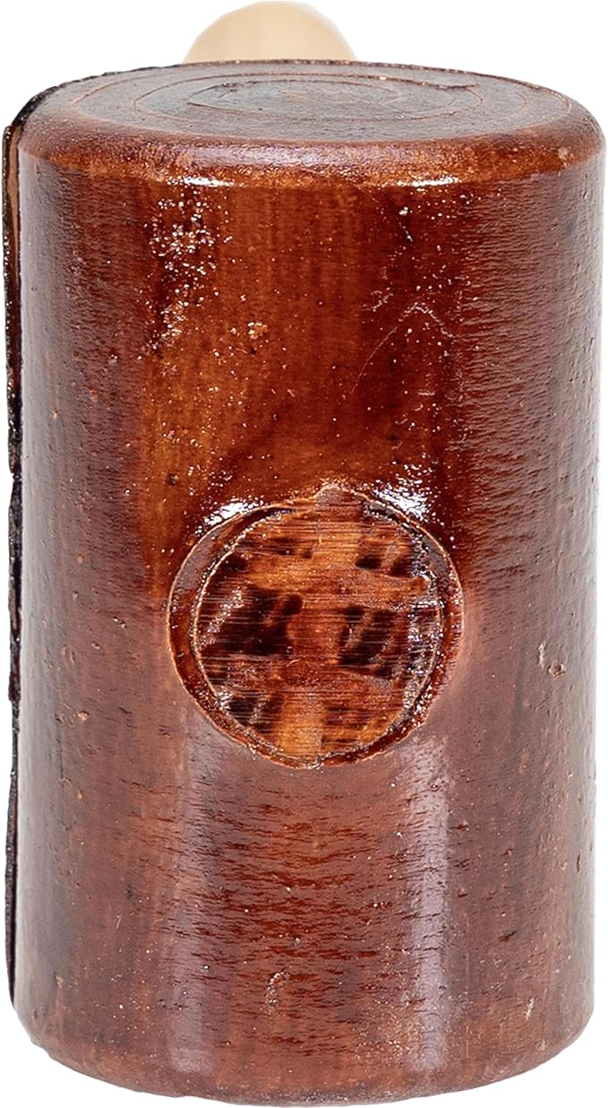 VAUGHAN Rawhide Mallet, Non Marring, Hardwood Handle, 1.25 Lbs, RM250, VN58220
