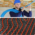 MECCANIXITY Spring Tube Bender OD 27 mm/1.1" Steel Spring Pipe Bending Tubes 520 mm/20.5" Long for 1" PVC Pipe(ID 28 mm) Home Renovations, Electrician Wiring Bending Pipe