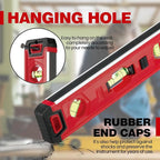 KATA Light-up Torpedo Level Magnetic: 9 Inch Shockproof Small Leveler Tool with 45/90/180 Degree Vials - Removable Line Bubble Spirit Levels For Hanging Pictures, Installing Shelf in Dark Tight Spaces