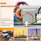 Zhushan Fastening Tie Wrap Gun with Adjustable Tension and Built-In Flush Cutter for 0.09-0.19 inch Nylon Cable Tie Tightening - Professional Grade Cable Zip Tie Tool