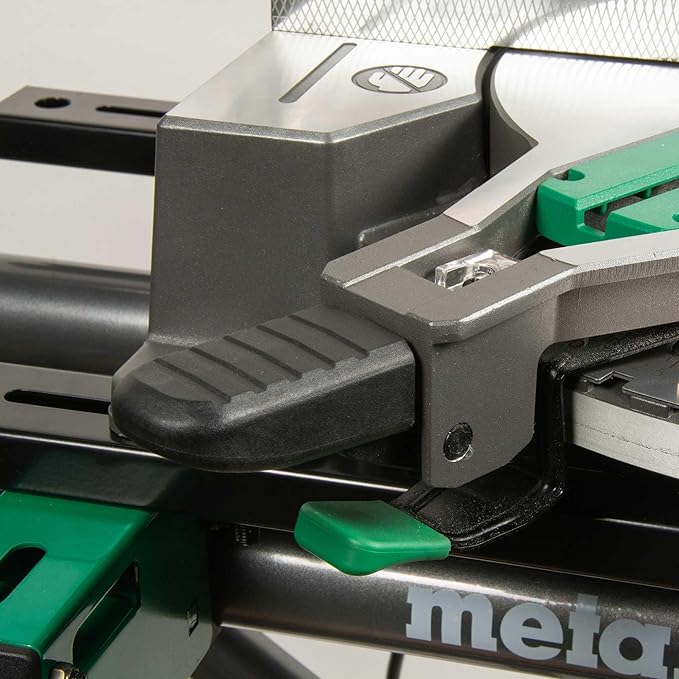 Metabo HPT 10-Inch Compound Miter Saw, Xact Cut LED Shadow Line System, Precision Miter Angles, Single Bevel 0-45°, 40T TCT Blade, Positive Stops, Lightweight Design, C10FCGS 2nd Gen Version, C10FCG2