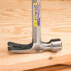 ESTWING Framing Hammer - 22 oz Long Handle Straight Rip Claw with Smooth Face & Shock Reduction Grip - E3-22S