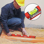 Kapro - 105 Topgrade Gradient Box Level - With Slope Measurements - Features Pre-Set Sloped Vials, Rubberized End Caps, Finely Milled Precision Surface - Hand Calibrated - Aluminum - 24 Inch