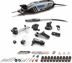 Dremel 4300-9/64 Versatile Rotary Tool Kit with Flex Shaft - 9 Attachments & 64 Accessories - Ideal for Engraving, Etching, Sanding, and Polishing