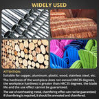 AMTOVL Air Chamfer Tool - Mini Pneumatic Chamfering Machine, 30000 RPM Pneumatic Chamfering Tool, 45 Degree Air Beveling Machine with 1/4 Inch Air Inlet for Metal, Wood, Acrylic Deburring (Blue)