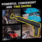 Air Hammer - 21PCS Air Chisels (Tapered Punches, Panel Cutter & Flat Chisel), 2500 BPM - for Car Repairs, Cutting Metal Sheets, Removing Wall Fixtures, Drilling Through Walls, Dismantling Nuts