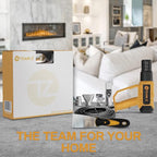 Team Z Premium Heavy Duty Heat Gun Kit with Case – Upgrade LCD Display, Overload Protection & 10 Sec Delayed Turn Off Function - High Temp (140F – 1202F) Hot Air Gun for Vinyl Wrap, Shrink Tubing