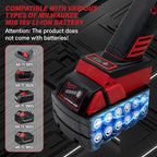 Cordless Angle Grinder for Milwaukee M18 Battery, 4-1/2" Brushless Grinder with 3 Variable Speed up to 8500 RPM Battery Powered Angle Grinder for Cutting, Grinding, Polishing (Tools Only)