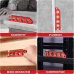 ARROW 6.3-Inch Torpedo Level, Magnetic Leveler with 0°/30°/45°/90° Bubbles, Top-view Windows, Aluminium Alloy Frame, Dual Metric and SAE Scales