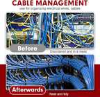 Zip Ties, RAZCC 1200pcs Black Cable Zip Ties 12 Inch, Heavy Duty Plastic Wire Ties with 70lb Tensile Strength, Self-Locking Black Nylon Tie Wraps for Indoor and Outdoor