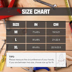 HANDLANDY Work Gloves for Men & Women, Utility Mechanic Working Gloves Touch Screen, Flexible Yard Work Gloves