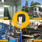 Upgraded Heavy Duty Magnetic Hook, Powerful Magnet Versalite Indoor and Outdoor Tool Towel Brooms Coat Hanger for Cruise Garage RV Workshop Tool Box, Magnet Organize Stainless 304 Hooks,4 Pack