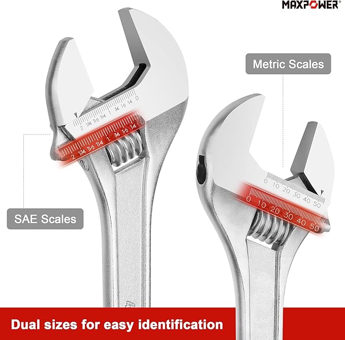 MAXPOWER Adjustable Wrench 18 inch