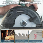 KEENTECH 6-1/2 Inch Woodworking Circular Saw Blade 40T 3-Pack, Non-Stick Coating, Tungsten Carbide Tipped, ATAF Grind, 5/8 Inch Arbor Hole