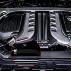 Automotive Wire Loom High Temperature Braided Wire Loom, Split-Sleeve Heat Resistant Wiring Loom Cord Cover for Harness Wires, Self-Wrapping Heavy Duty Sheathing Cable Management Black（6.6ft-3/8inch ）