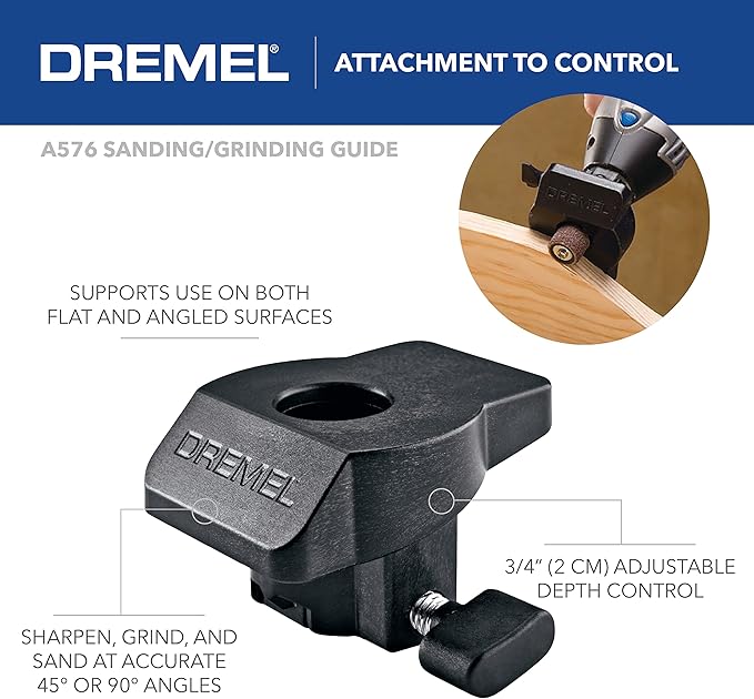 Dremel 4300-5/40 High Performance Rotary Tool Kit with LED Light- 5 Attachments & 40 Accessories - Ideal for Grinding, Cutting, Wood Carving, Sanding, and Engraving