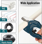 Bates- PVC Pipe Cutter, Cuts up to 1-1/4", Teal Blue Ratcheting PVC Pipe Cutter Tool, Pipe Cutters PVC Pipe Shears, Plastic Pipe Cutter, PEX Pipe Cutter, PVC Cutter Tool, PVC Ratchet Cutter