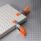 PONY 6-inch, 4-inch Heavy Duty Metal Spring Clamps Set, 2-inch, 1-inch Jaw opening, with Protective Handles and Tips, 10-piece