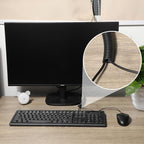 Sasylvia 3/8" x 25 ft Split Wire Loom Tubing Automotive Wire Loom Assortment Split Cable Sleeves Bulk Flexible Electrical Conduit Protective Kit