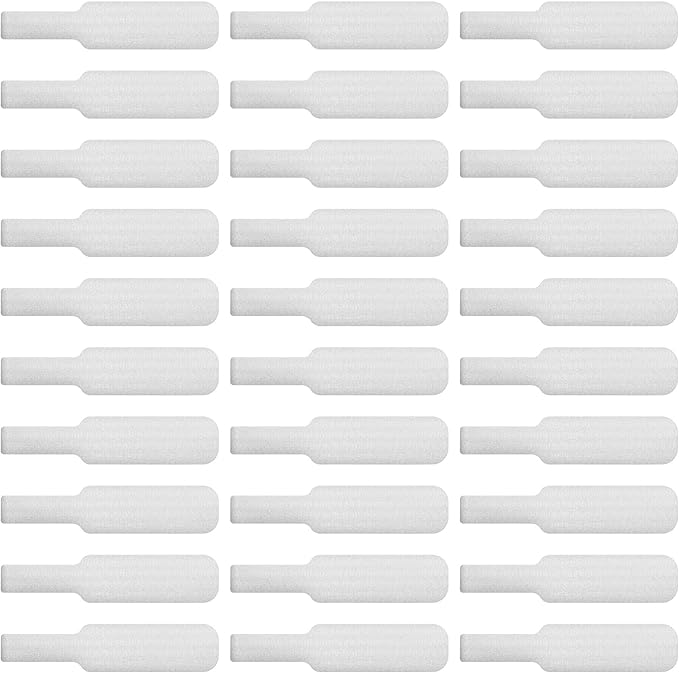 Cable Labels by Wrap-It Storage, Large, White (30-Pack) Write On Cord Labels, Wire Labels, Cable Tags and Wire Tags for Cable Management and Organizer for Electronics, Computers and More